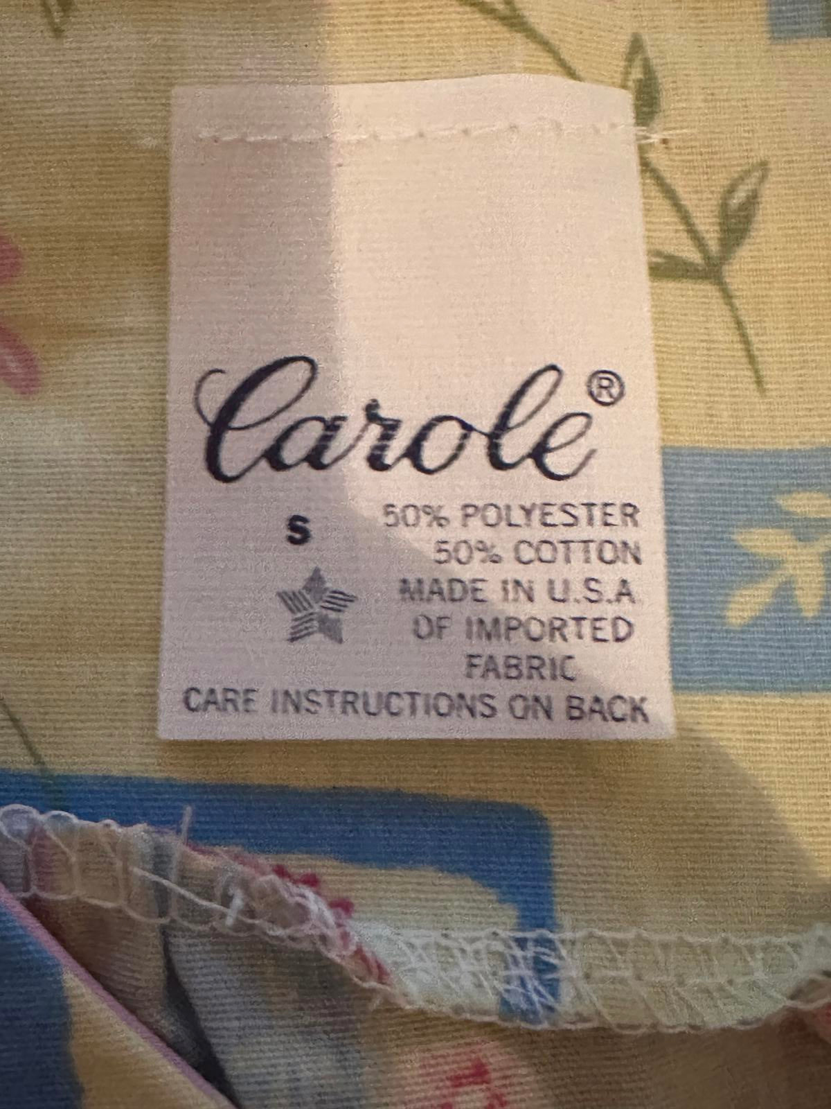 Carole Women’s Vintage Nightgown Floral Patchwork Print