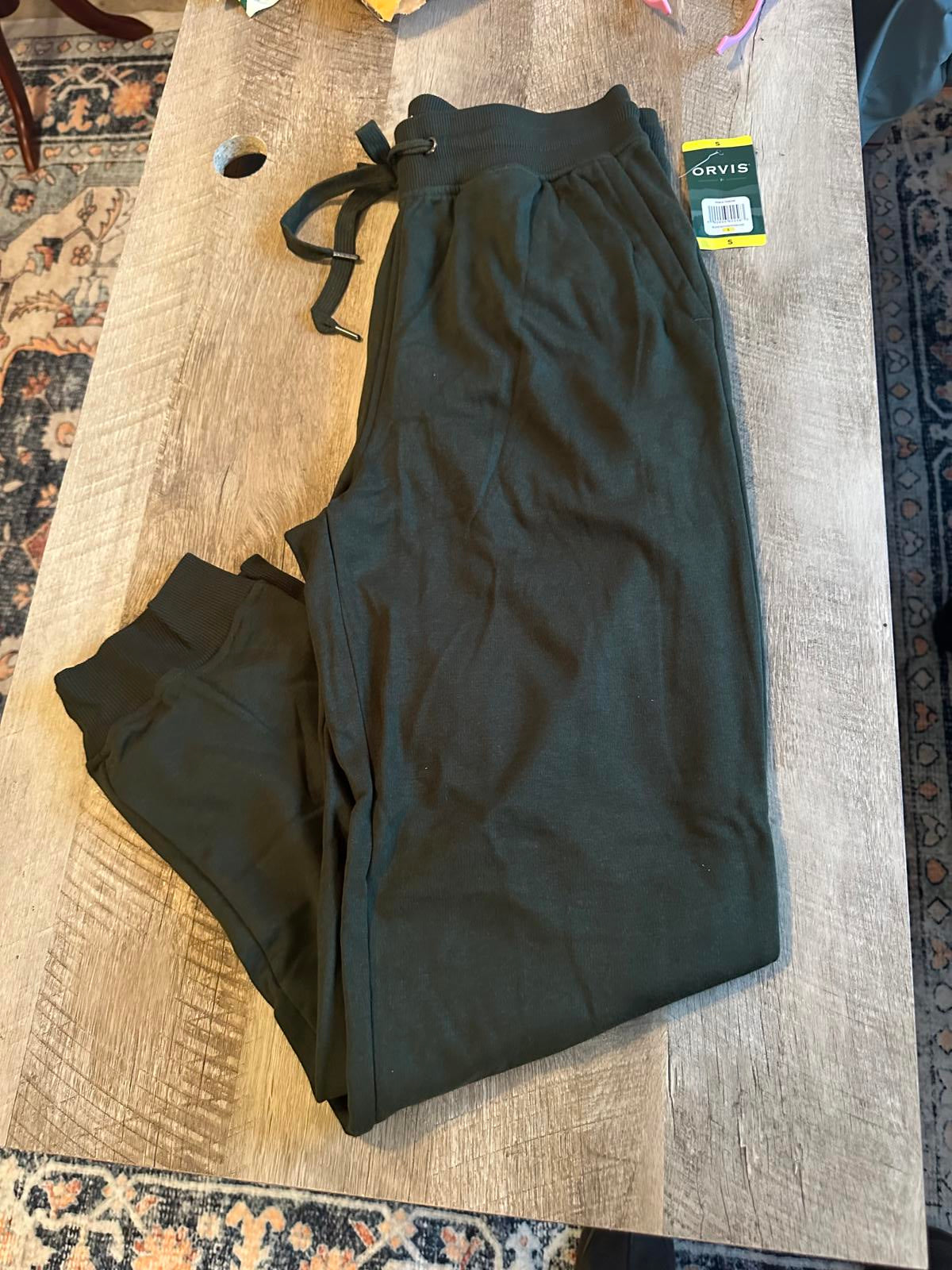 Orvis Luxe Fleece Jogger Pants Men’s Size S NWT