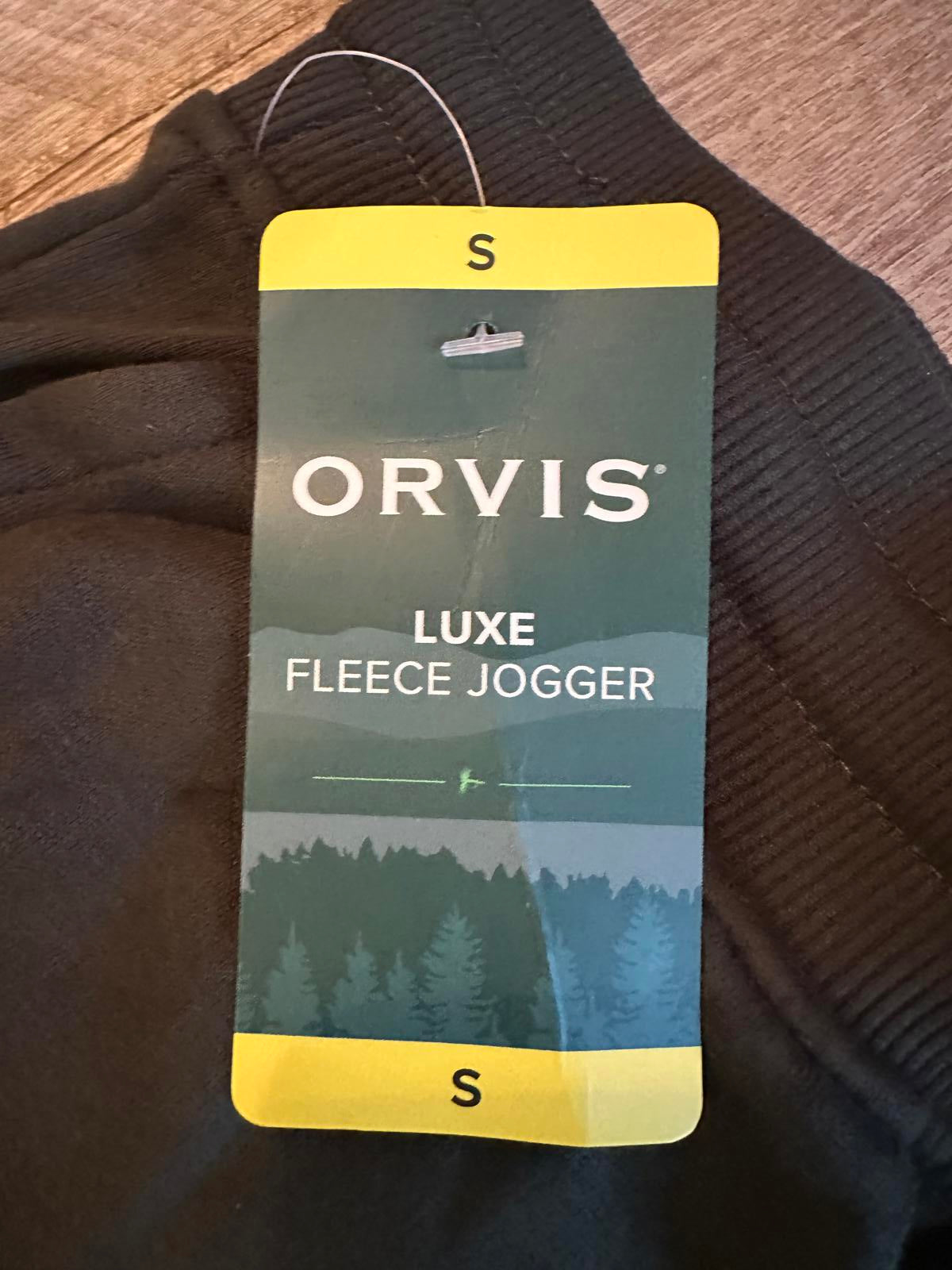 Orvis Luxe Fleece Jogger Pants Men’s Size S NWT
