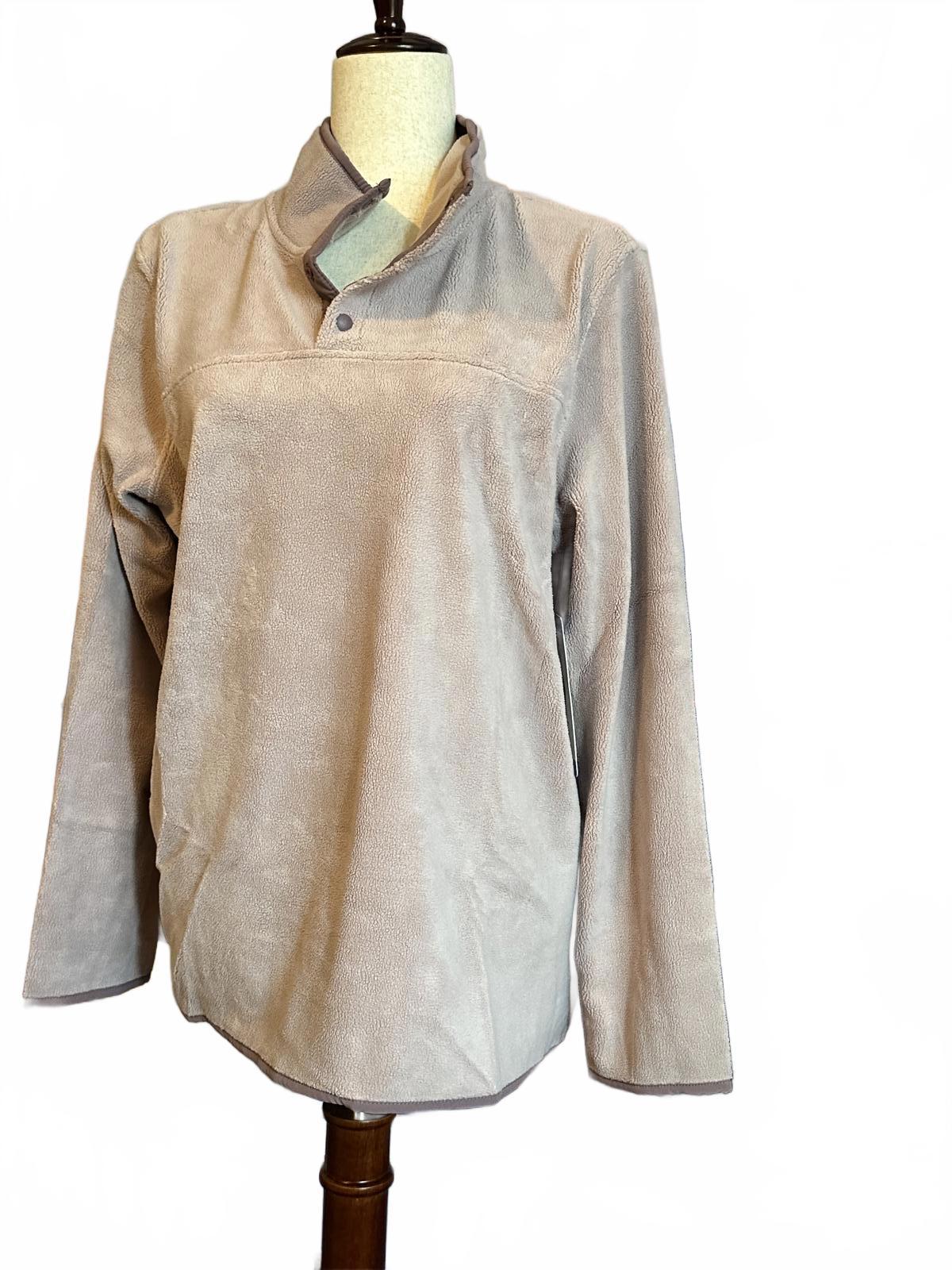 32 Degrees Heat Lavender Fleece Pullover Jacket NWT L