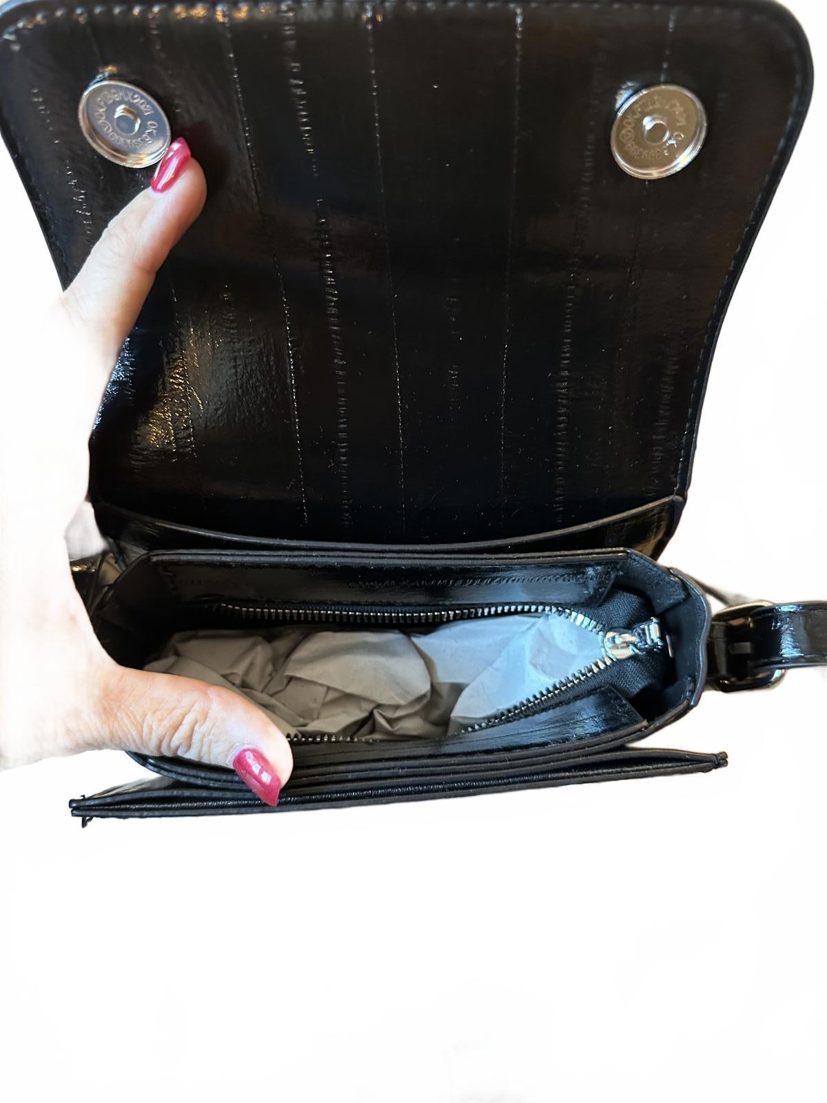 Elegant Black Women’s Crossbody Bag Faux Leather