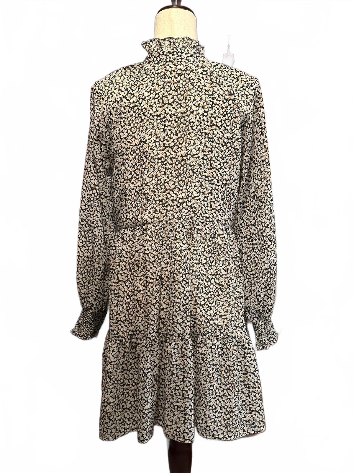 Elan Long Sleeve Floral Dress Size Small