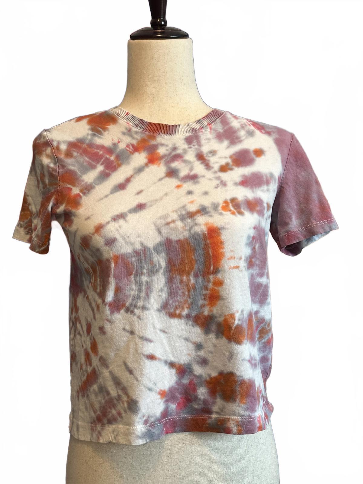 Zara Women's Tie-Dye Short Sleeve T-Shirt, Size S