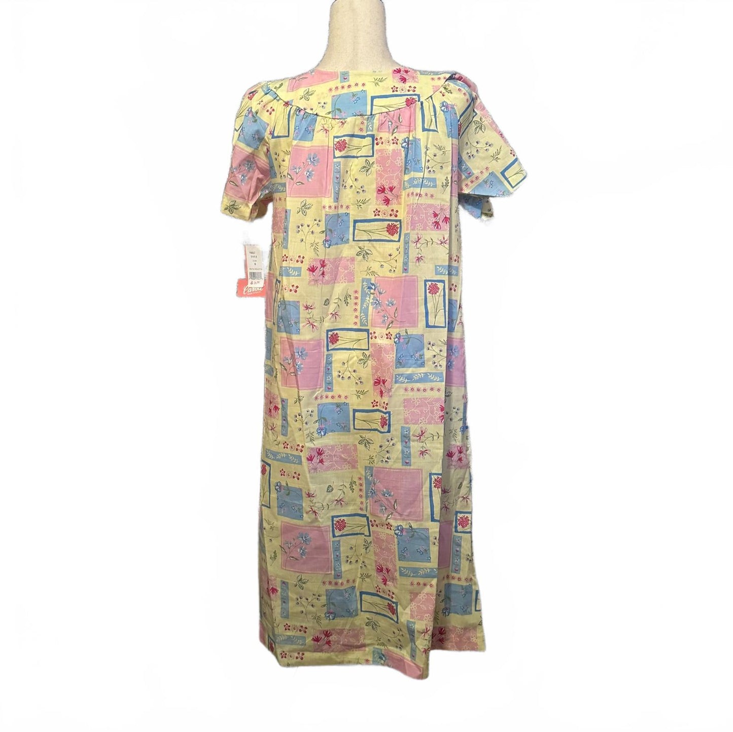 Carole Women’s Vintage Nightgown Floral Patchwork Print