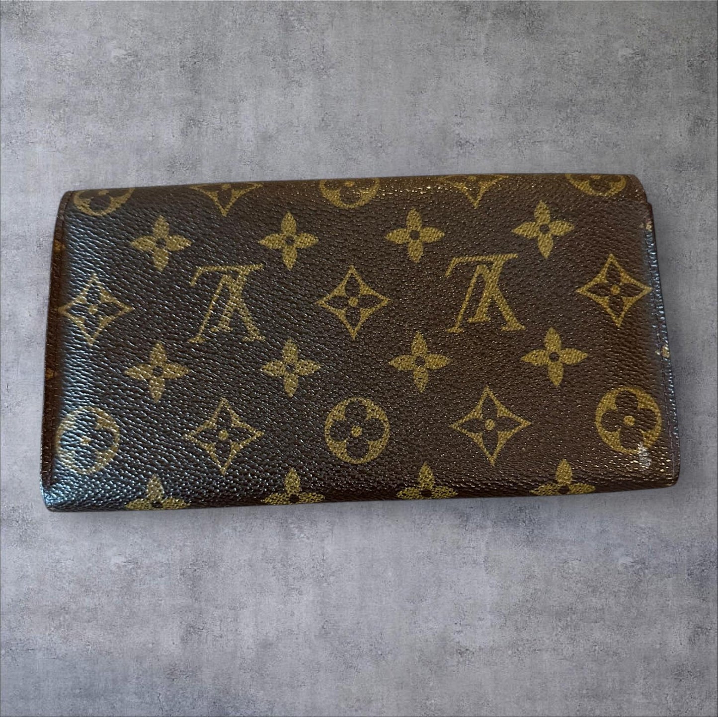 Louis Vuitton Monogram Canvas Wallet Authentic