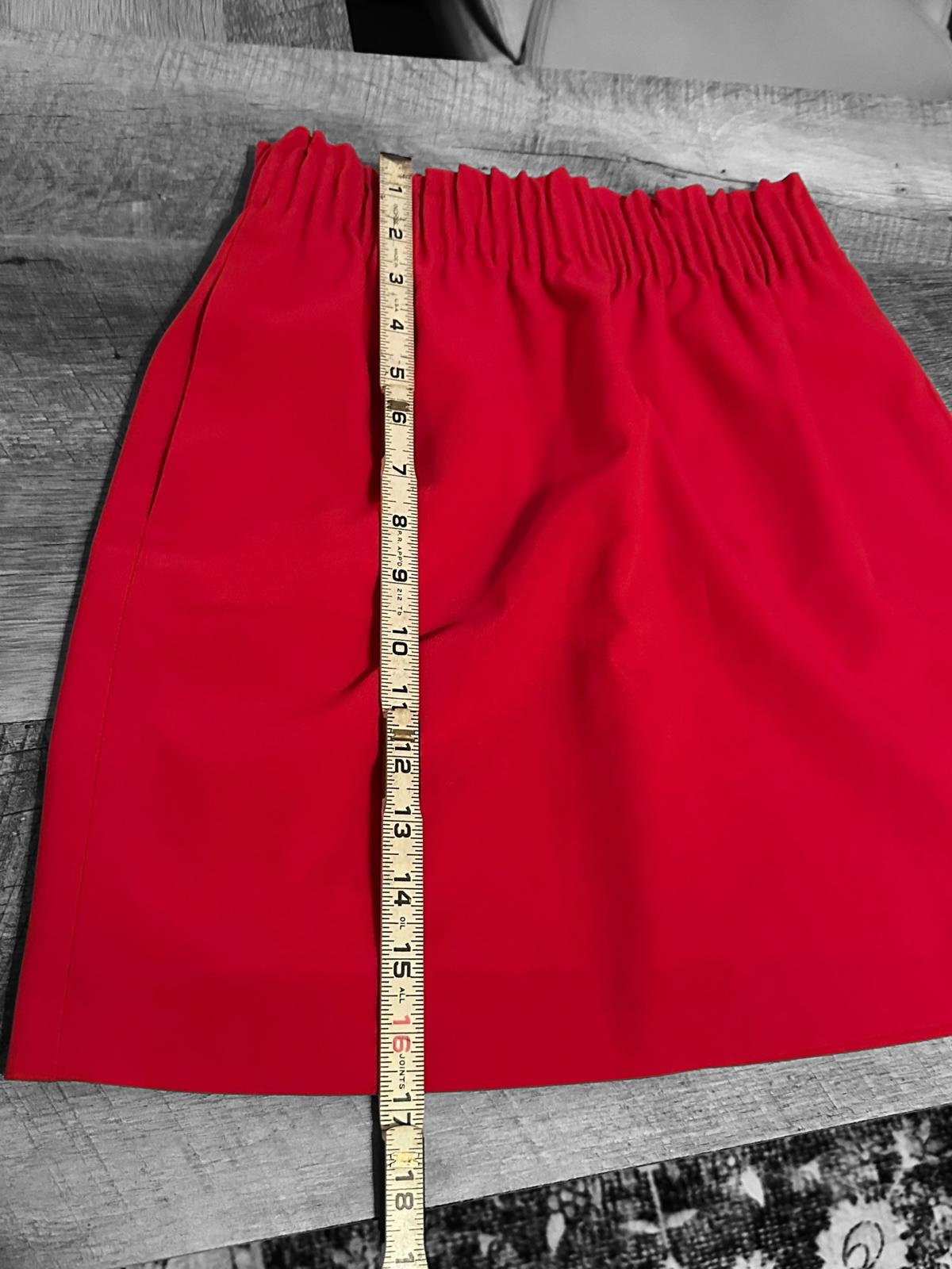 J.Crew Red Women's Chic Skirt - Size 00