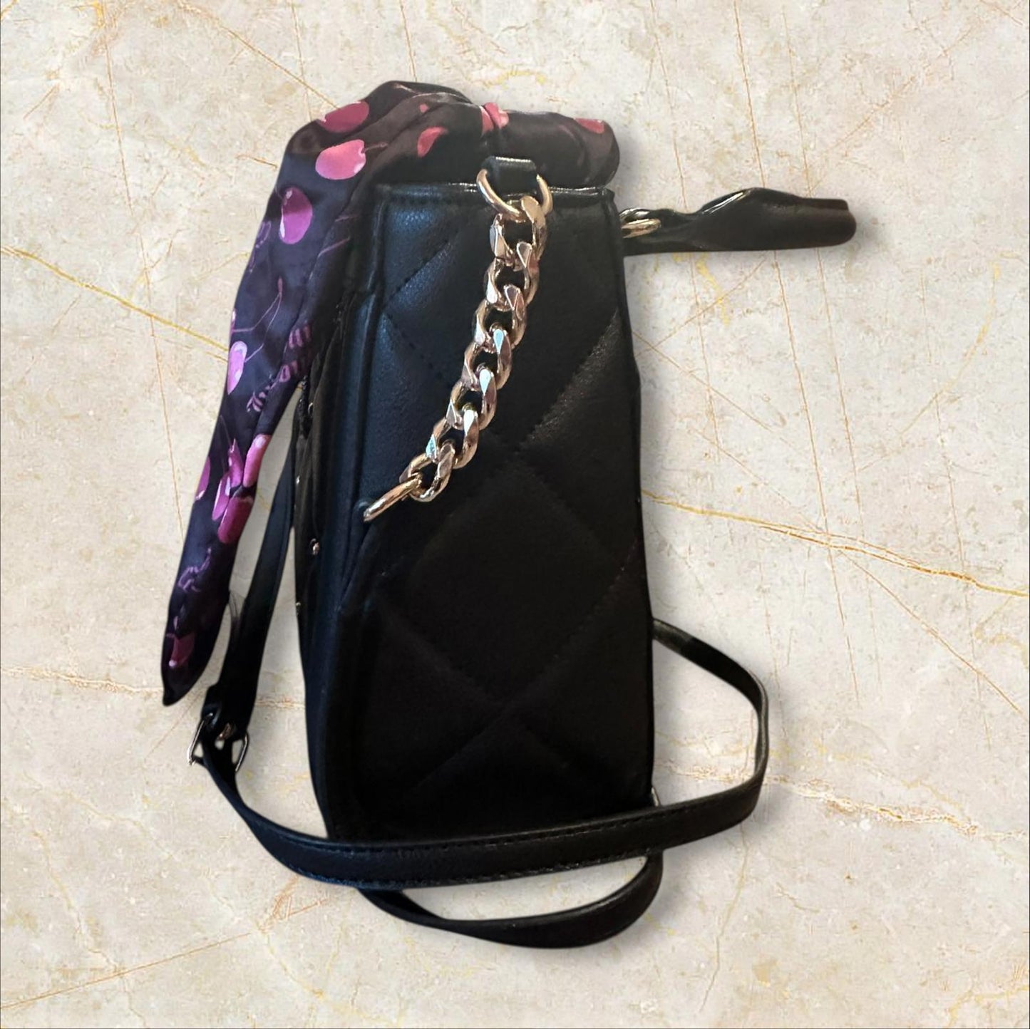 Juicy Couture NWT Black Quilted Crossbody Bag