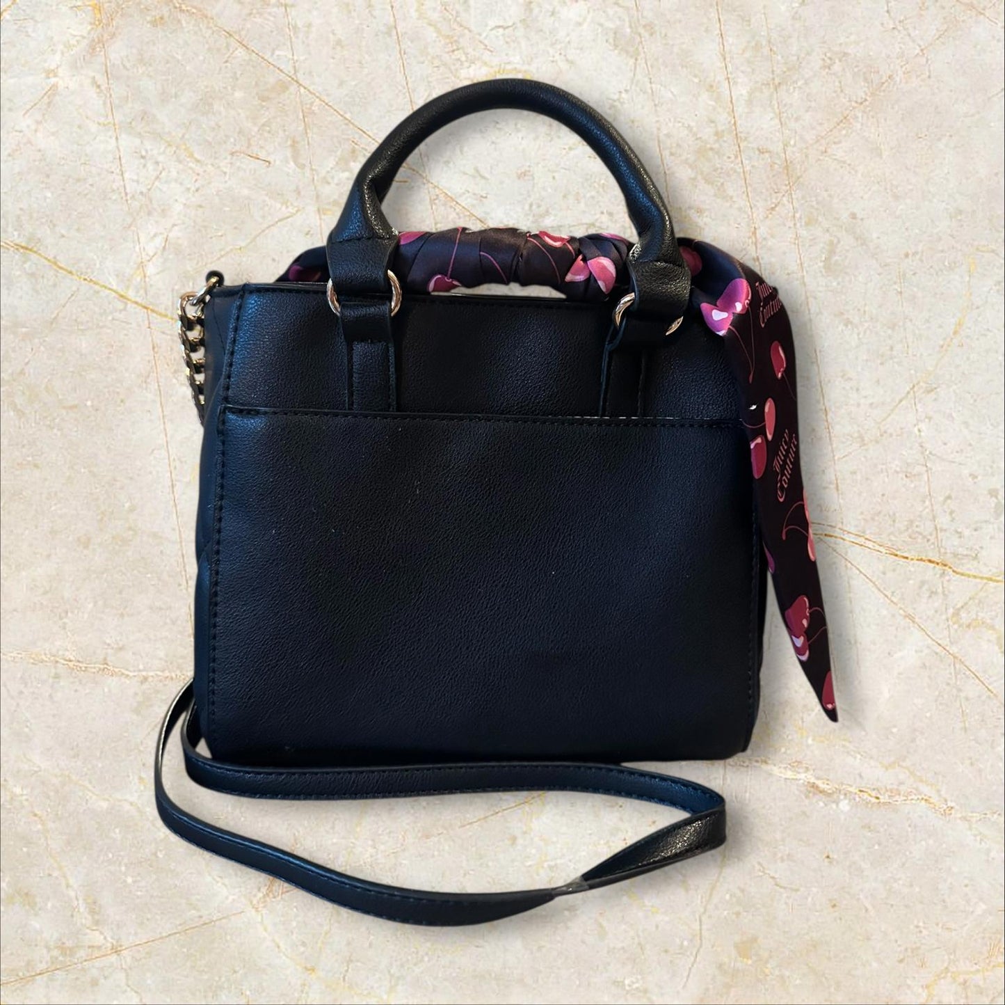 Juicy Couture NWT Black Quilted Crossbody Bag
