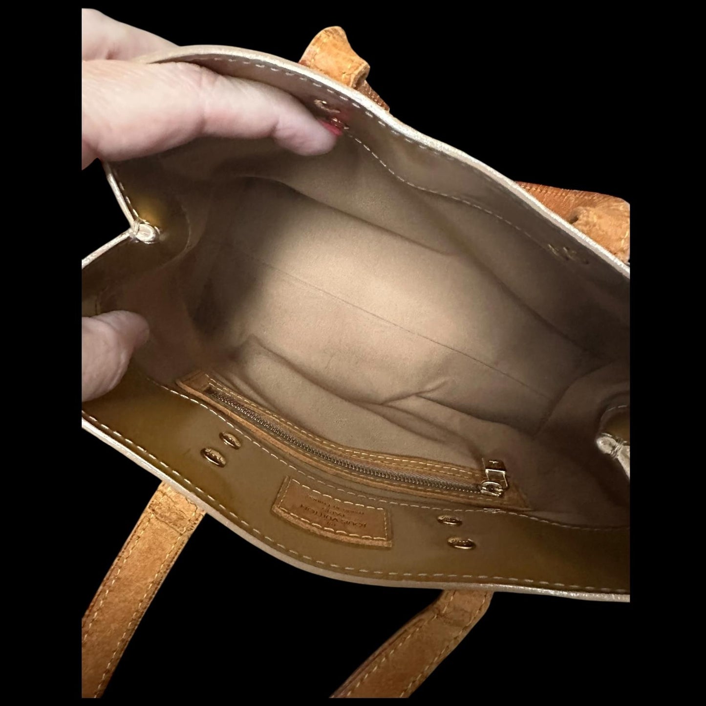 Louis Vuitton Vernis Leather Handbag