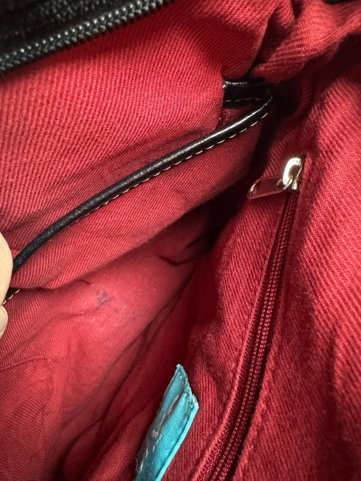 The Sak Classic Black Leather Shoulder Bag