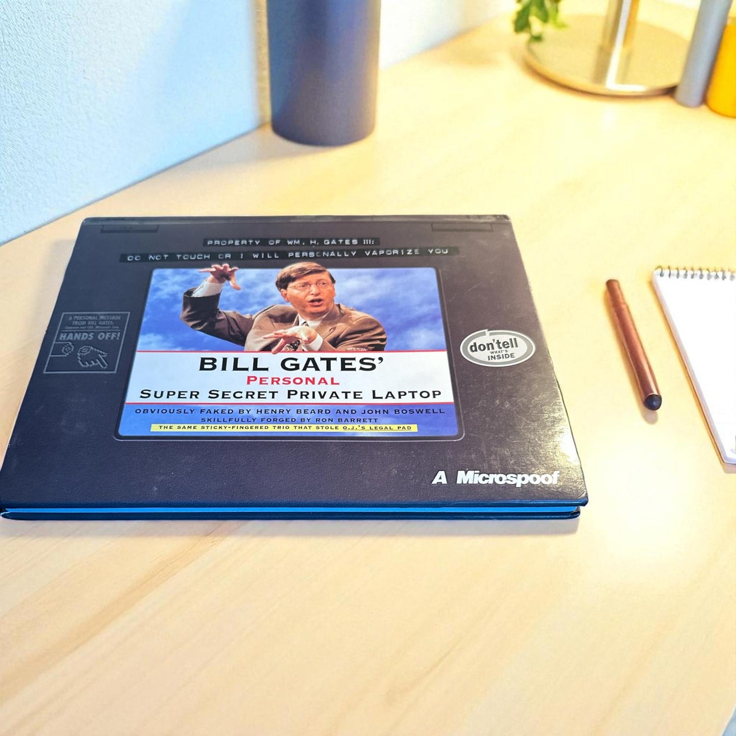 Bill Gates' Personal Super Secret Private Laptop - Signed