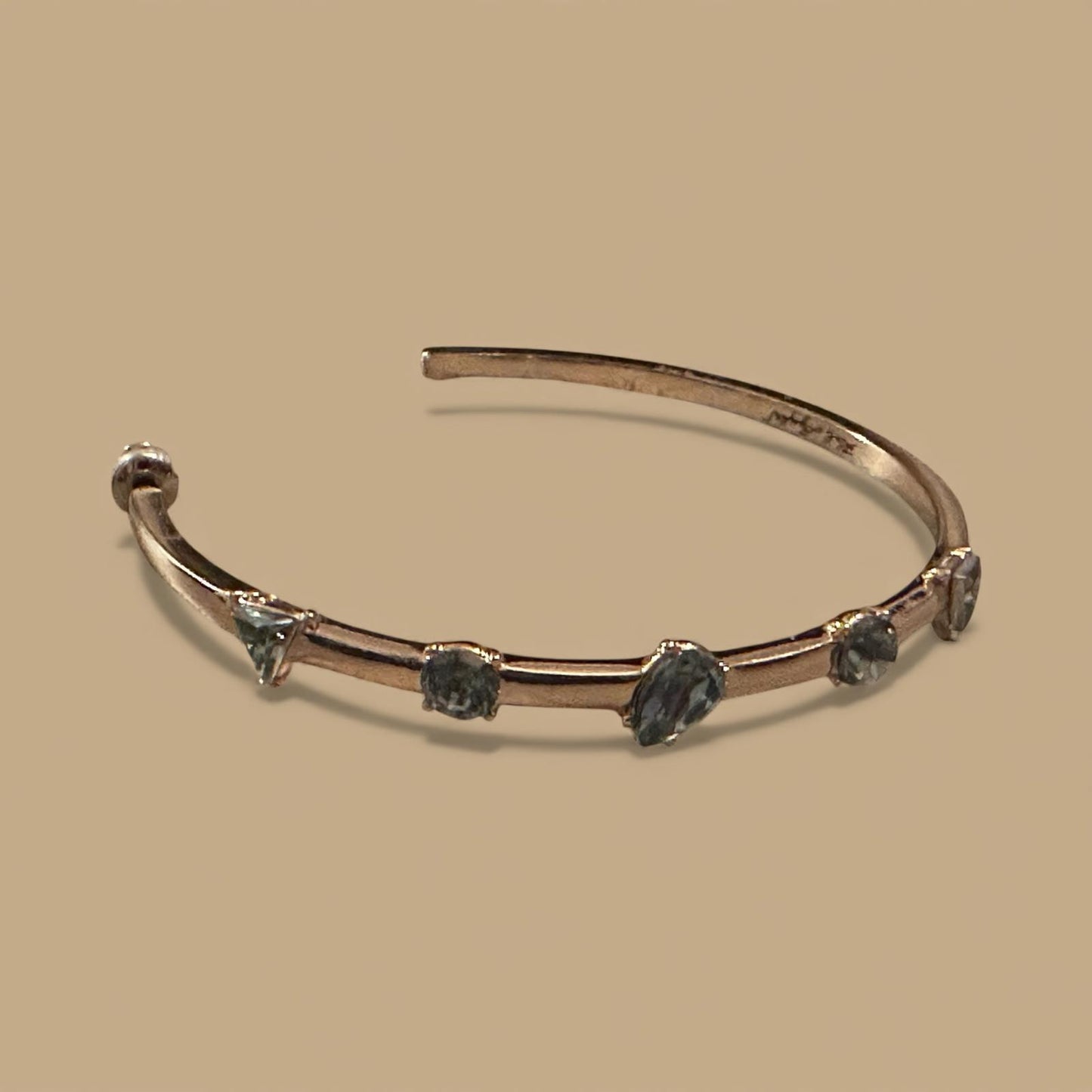 Karl Lagerfeld Elegant Gold-Tone Hoop Earrings with Crystals