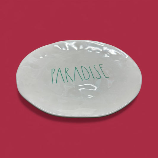 Rae Dunn Artisan Collection 'Paradise' Ceramic Plate
