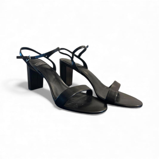 Jeffrey Campbell Black Strappy Block Heel Sandals