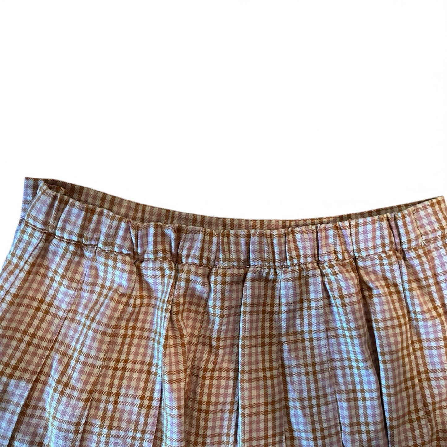Aerie Plaid Pleated Mini Skirt for Women