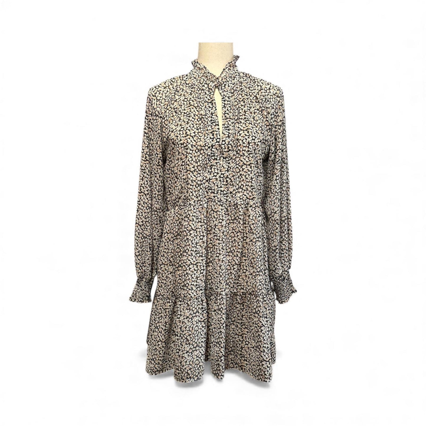 Elan Long Sleeve Floral Dress Size Small