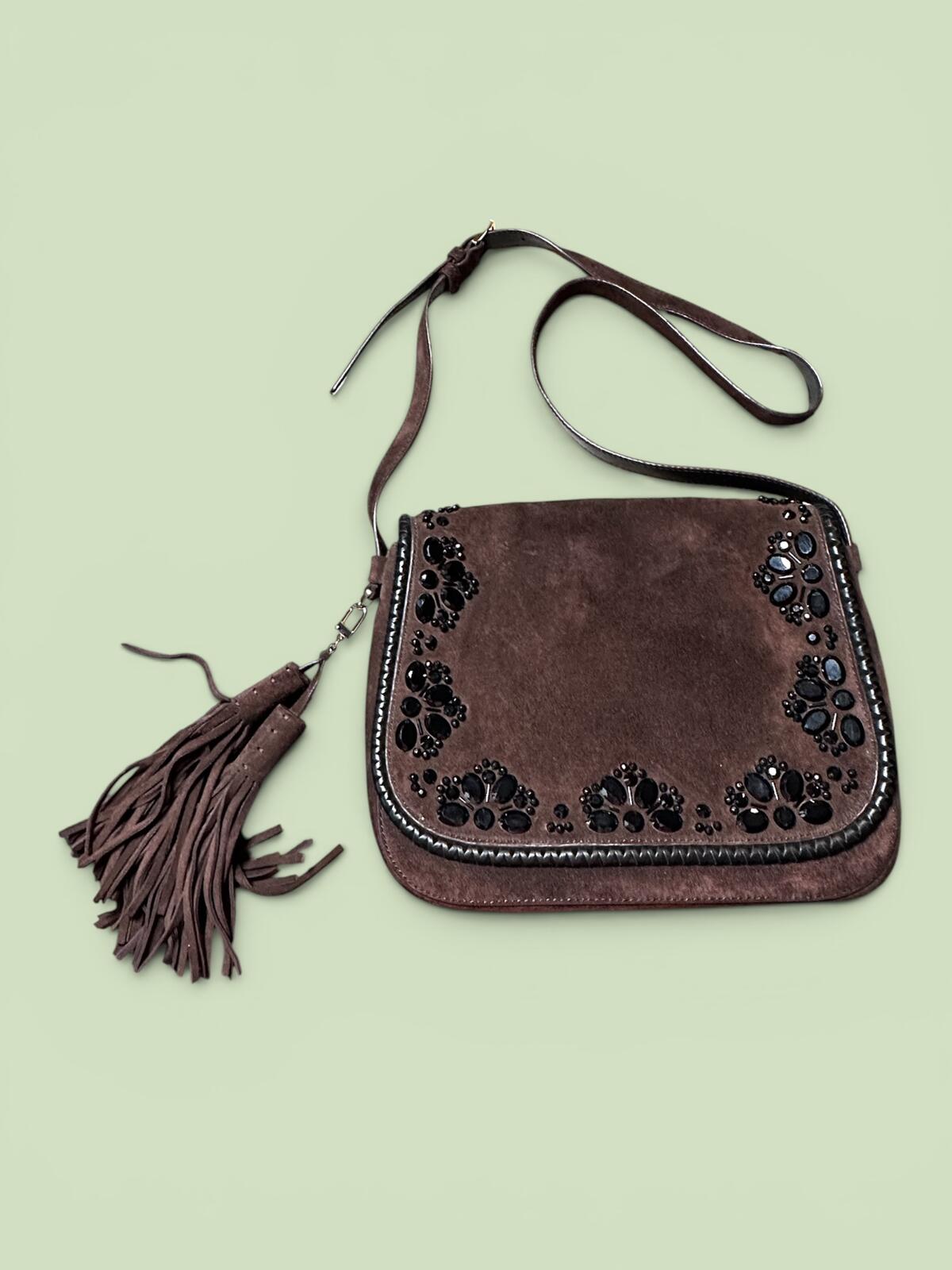 kate spade Anderson Way Lietta Suede Saddle Bag