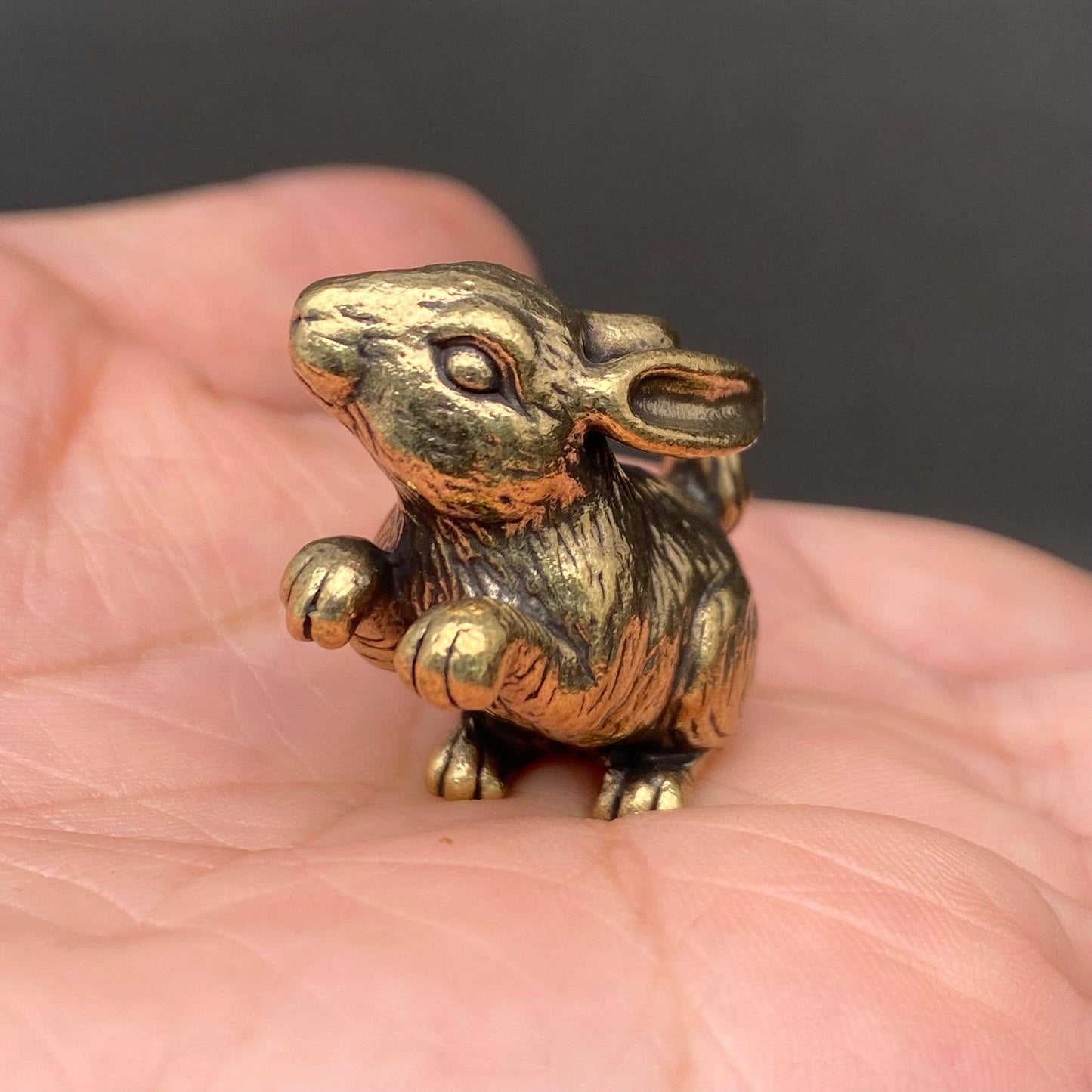 Brass Bunny Crafts Decoration Desktop Ornaments