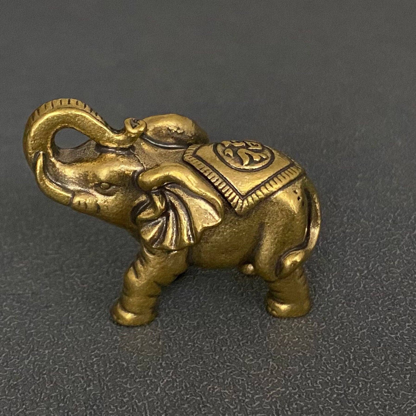Brass Elephant Crafts Desktop Ornaments Decoration: 财