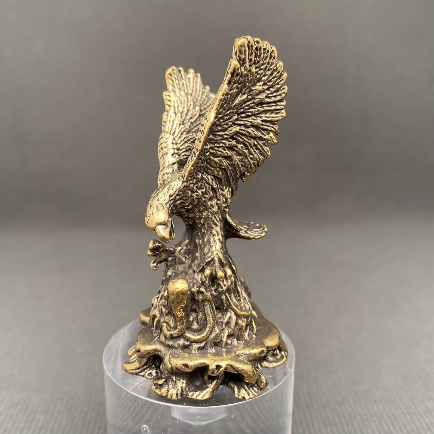 Brass Eagle Spreading Its Wings Crafts Desktop Ornaments
