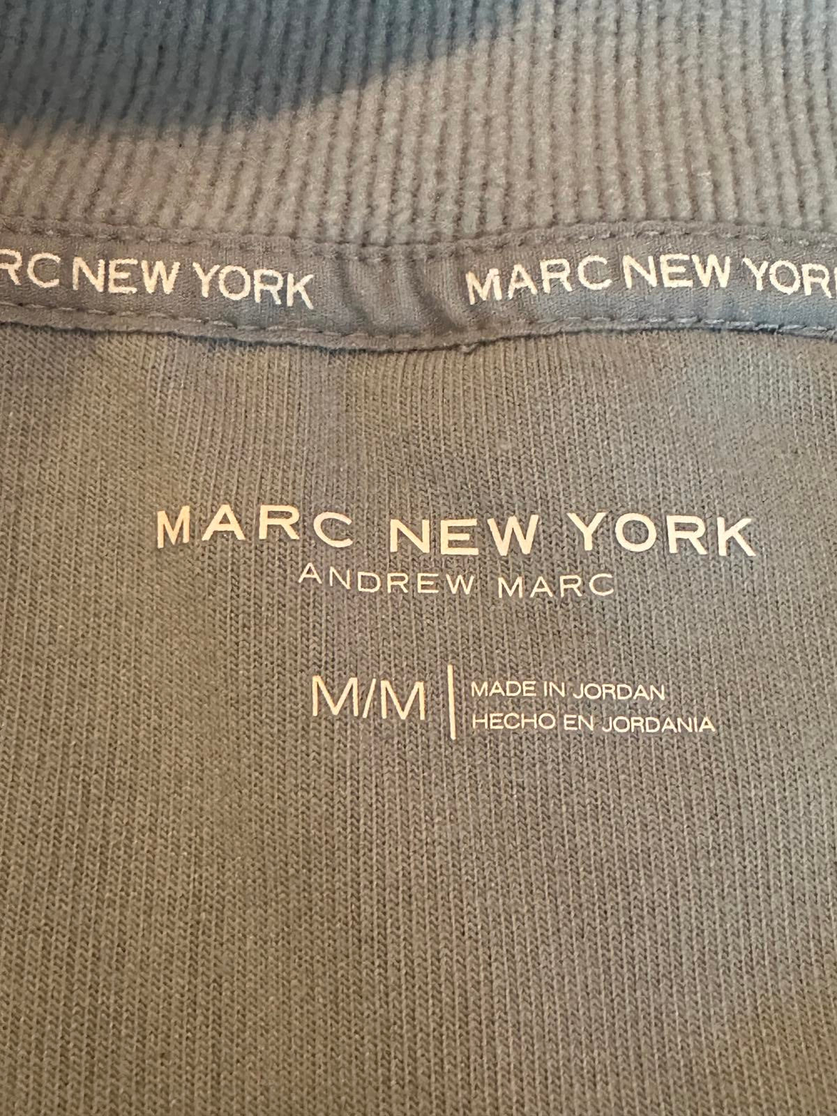 Marc New York Women Light Blue Half-Zip Sweatshirt M