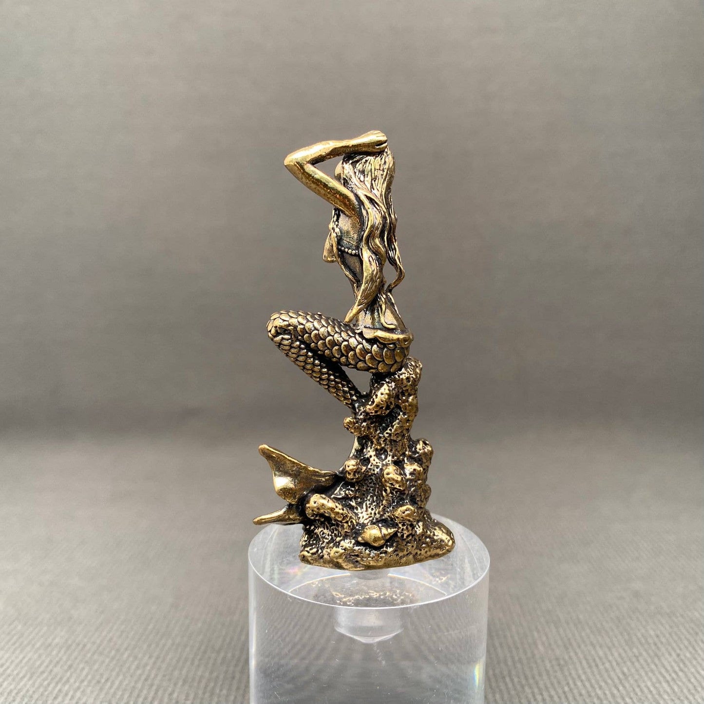 Brass Mermaid Crafts Decoration Desktop Ornaments