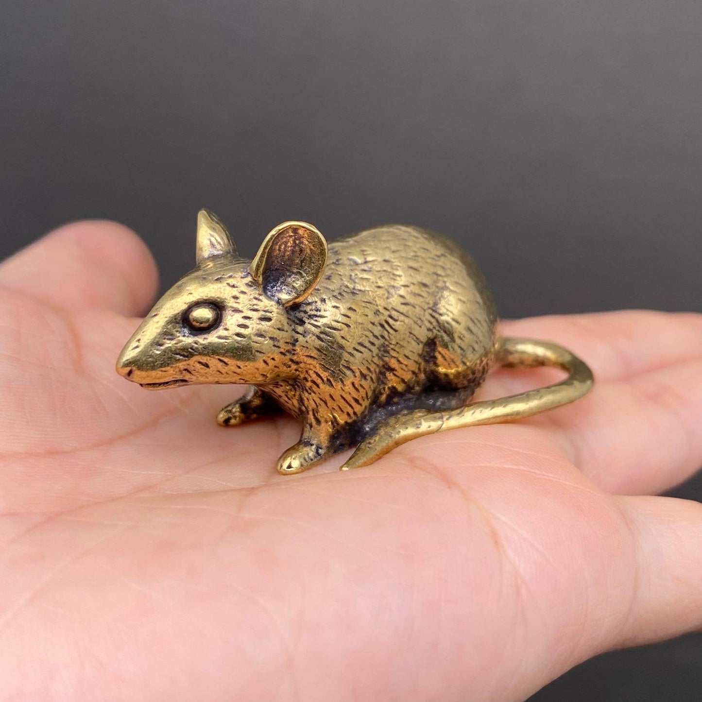 Brass Mouse Crafts Decoration Desktop Ornaments