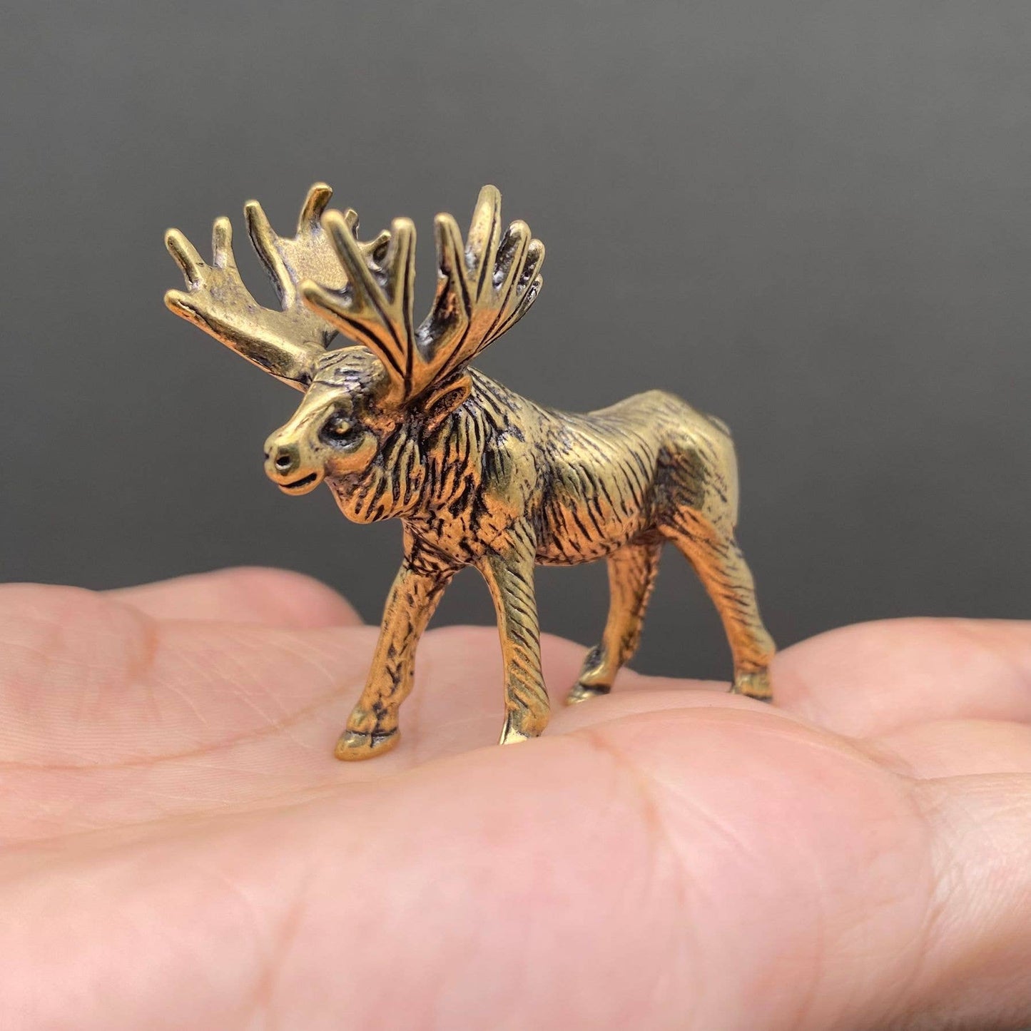 Brass Moose Crafts Decoration Desktop Ornaments