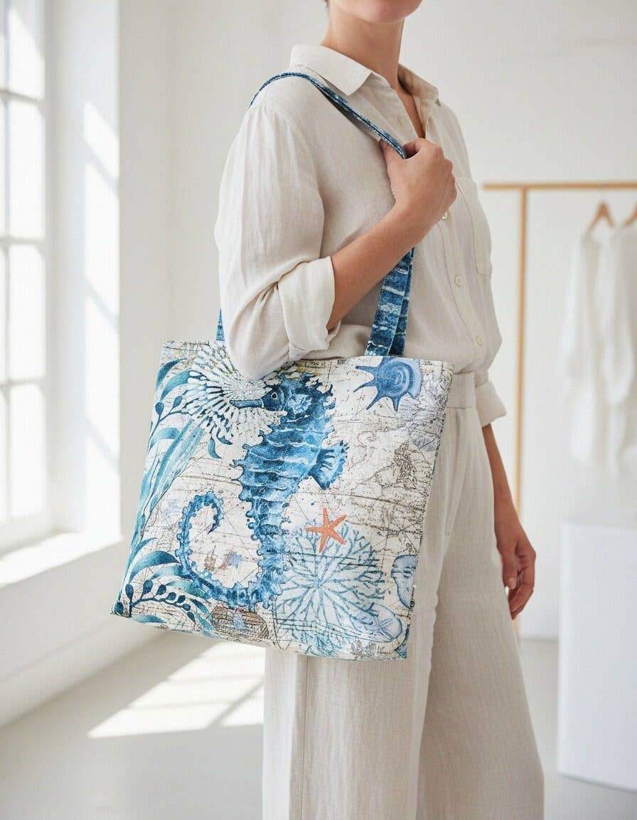 JCFB0107 Seahorse Tote Bag