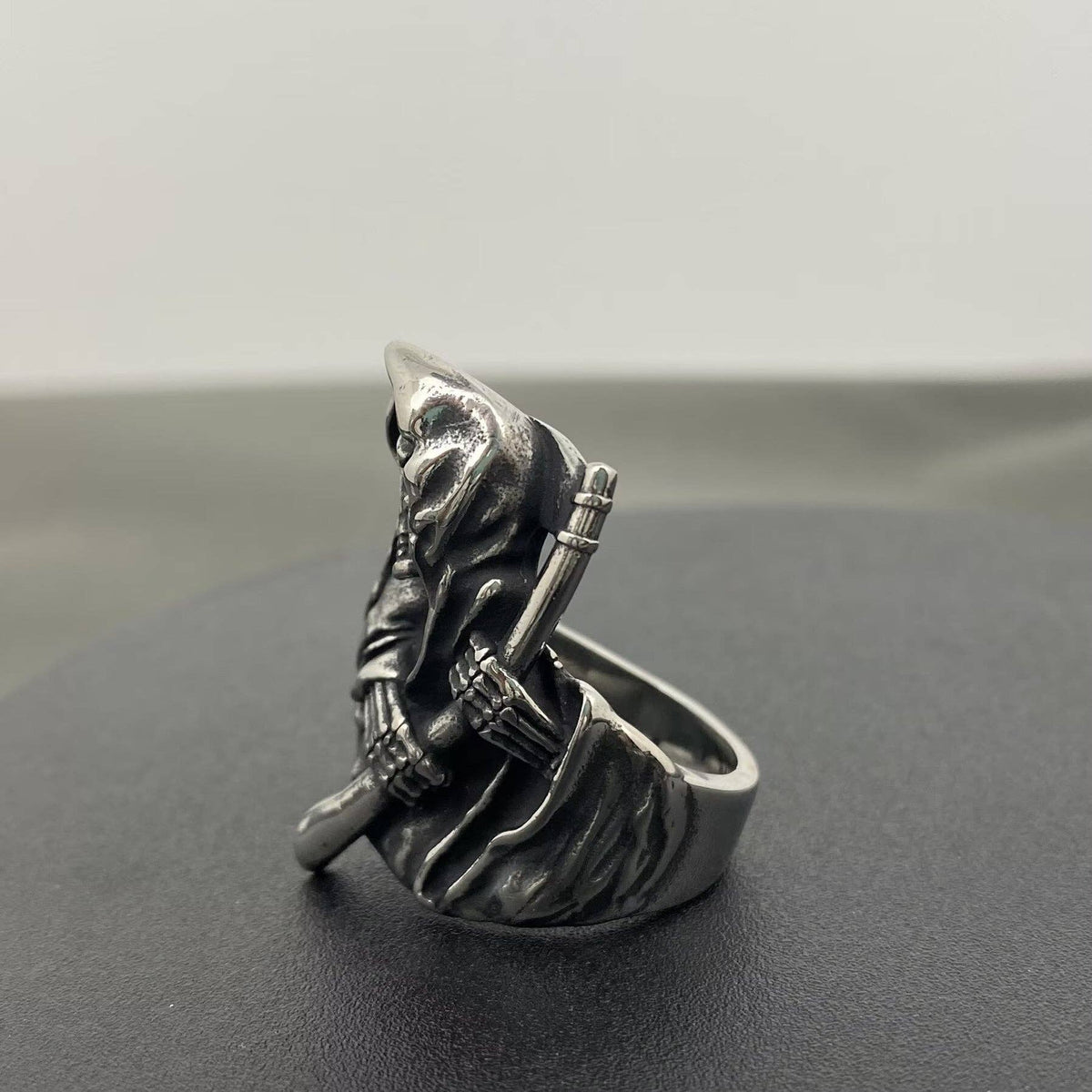 Death Skull Men's Stainless Steel Ring - MJ/MR: 11