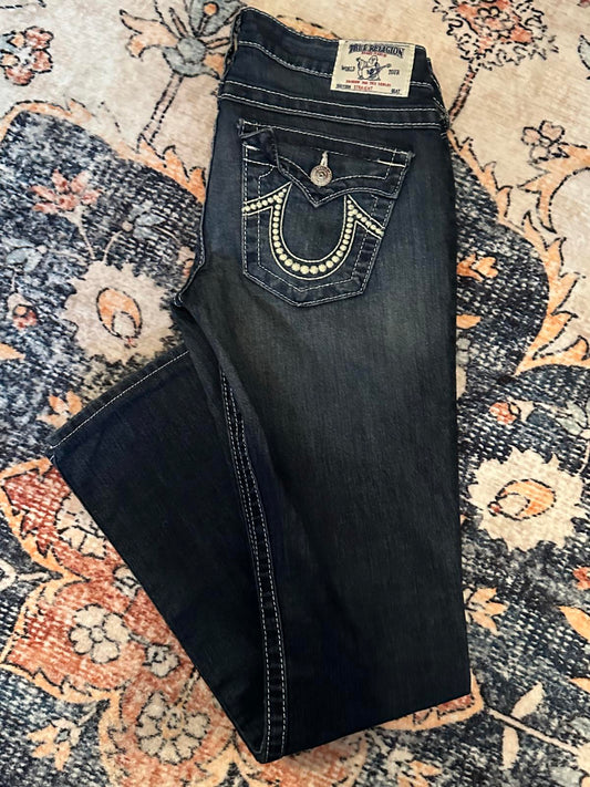 True Religion Dark Wash Jeans Size 29
