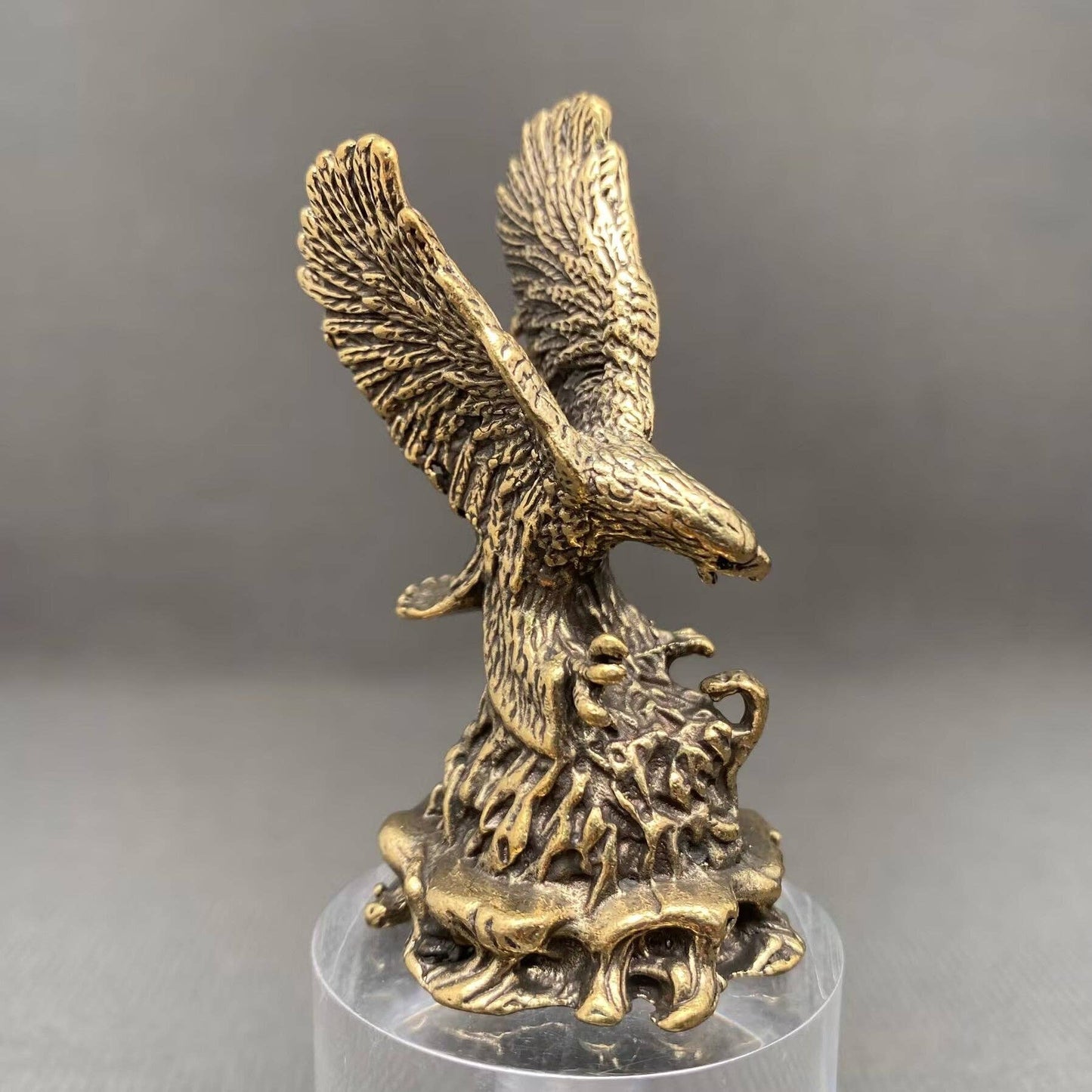 Brass Eagle Spreading Its Wings Crafts Desktop Ornaments