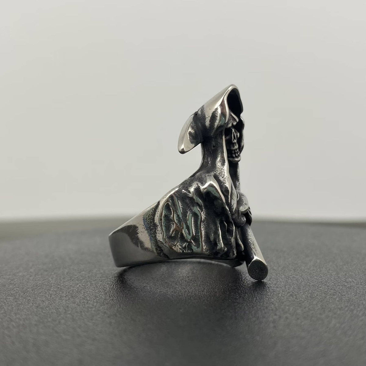 Death Skull Men's Stainless Steel Ring - MJ/MR: 11