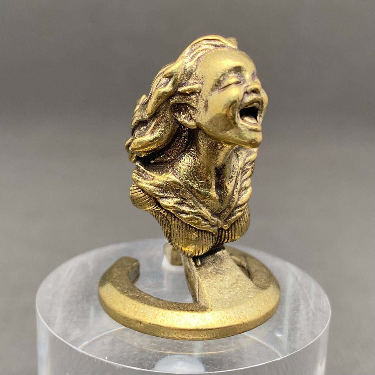 The Goddess of Scream Brass Crafts Desktop Ornaments