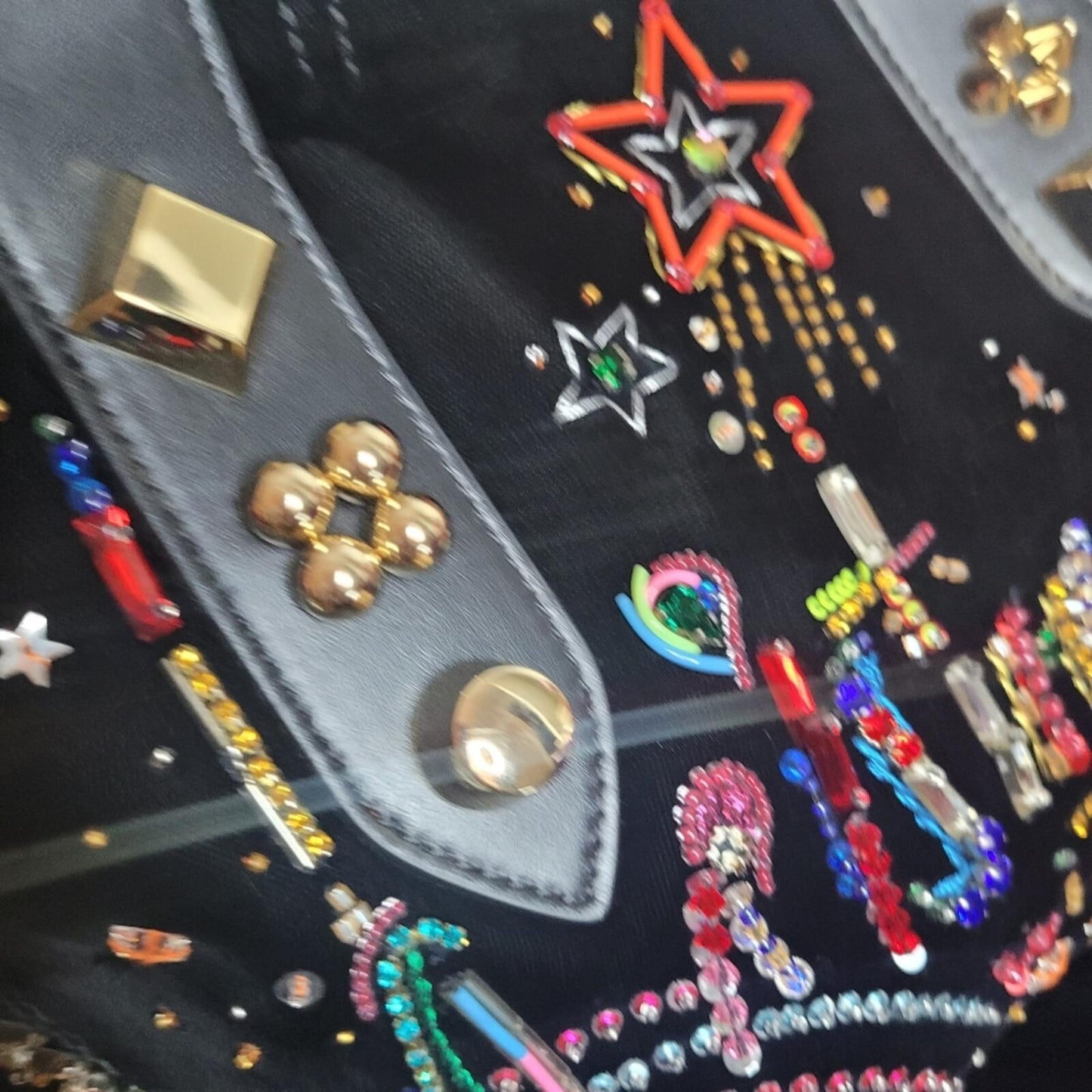 Christian Louboutin Frangibus Small Starlight Strass Tote