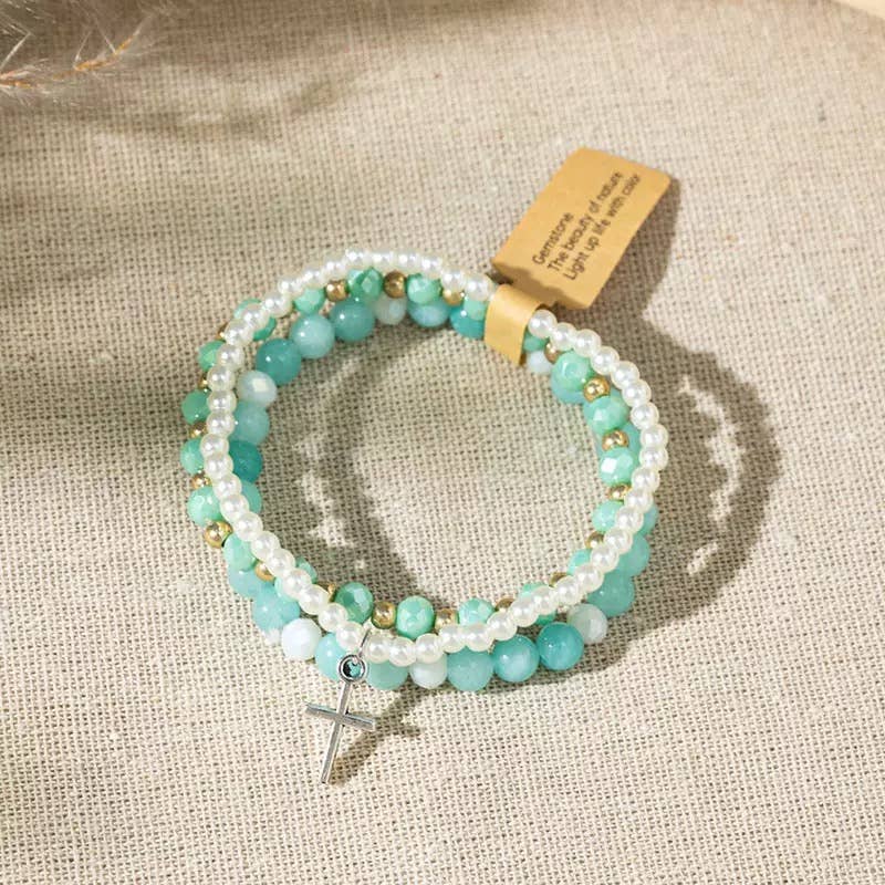Cute Turquoise Stackable Bracelets for Women/ Girls.  