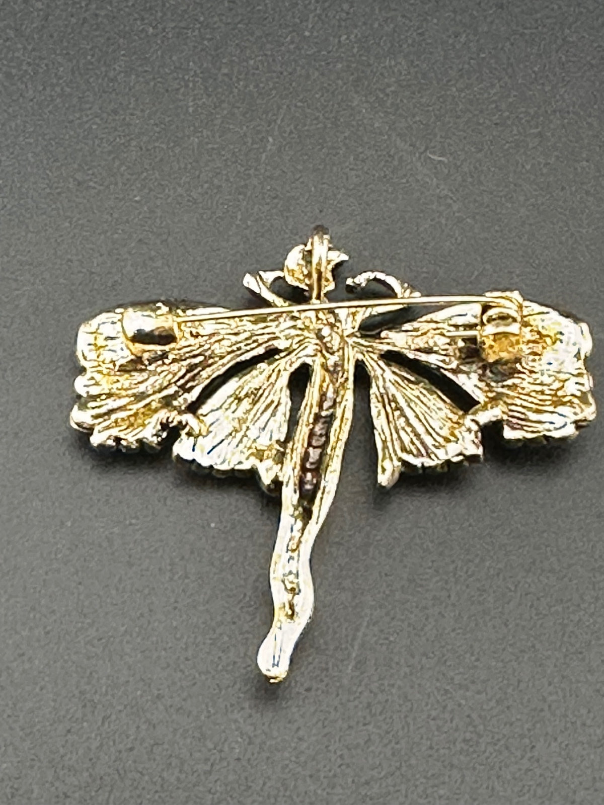 Gold-Tone Fairy Brooch with Purple and Pink Enamel