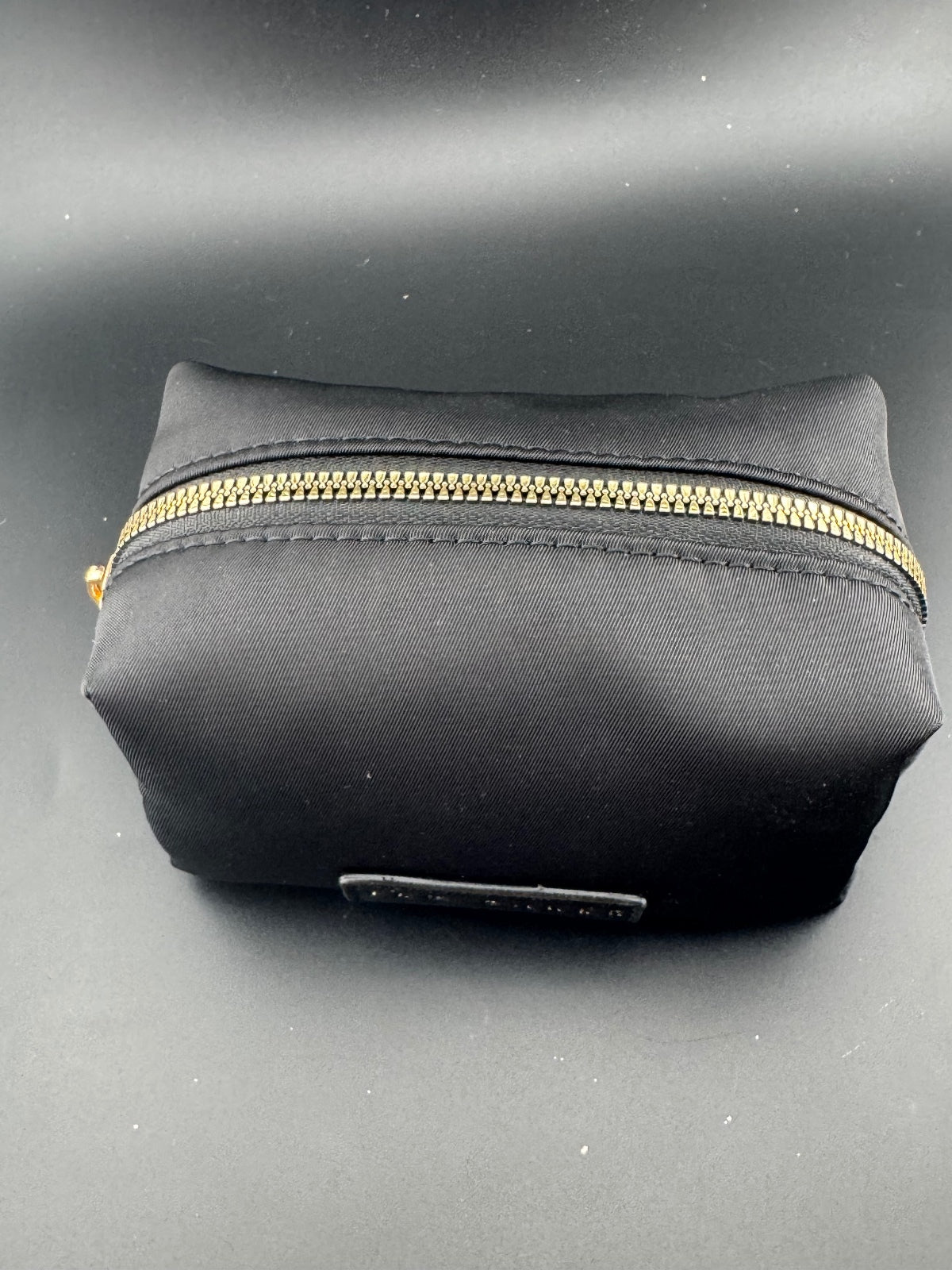 Ted Baker London Black Nylon Cosmetic Pouch with Floral