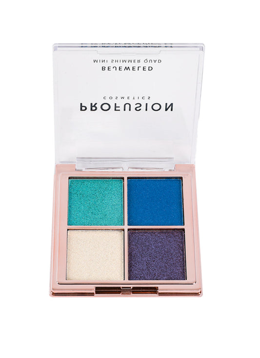 Profusion Cosmetics Bejeweled Mini Shimmer Quad Eyeshadow Palette