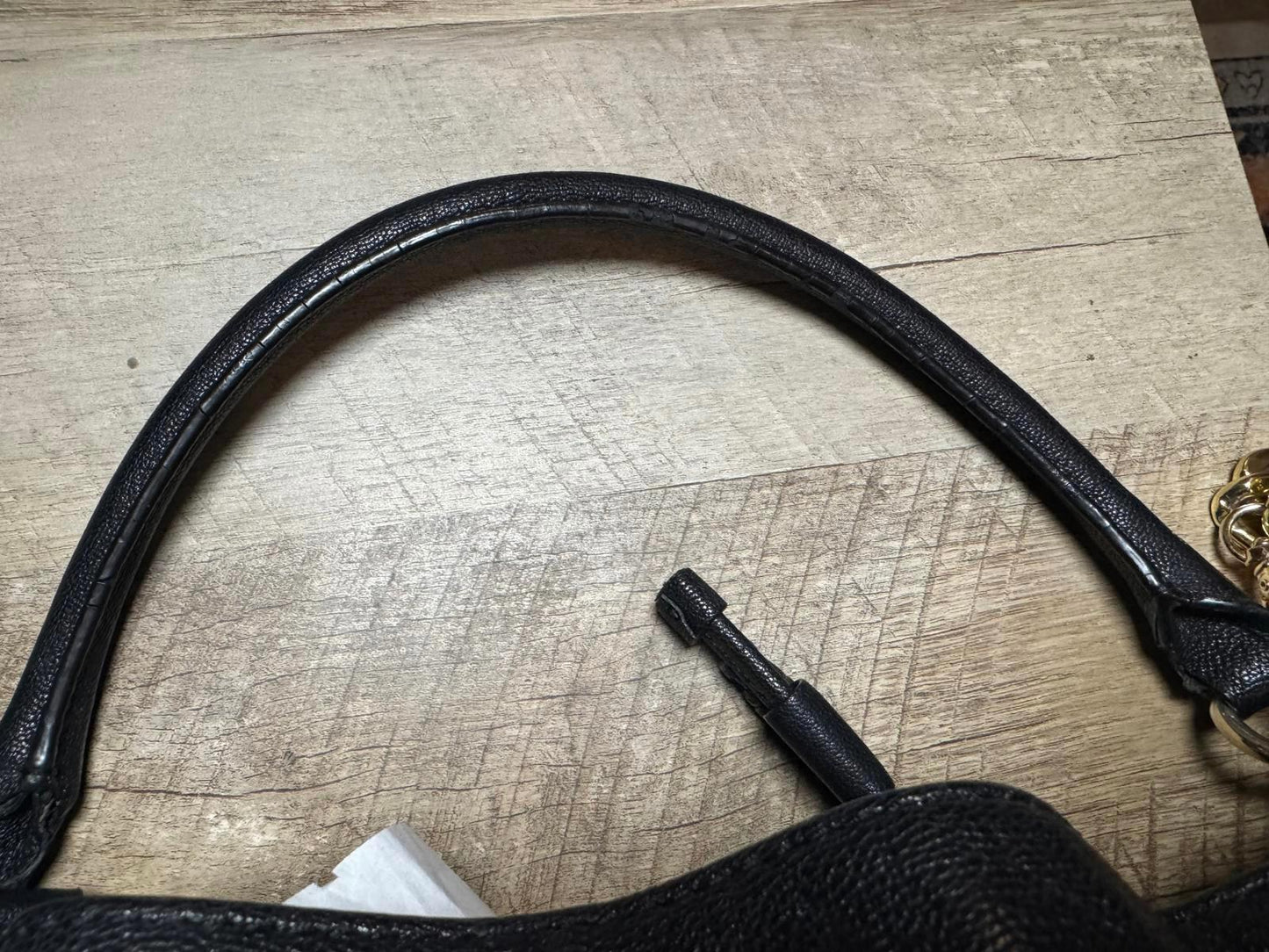 MICHAEL Michael Kors Black Leather Drawstring Bucket Bag