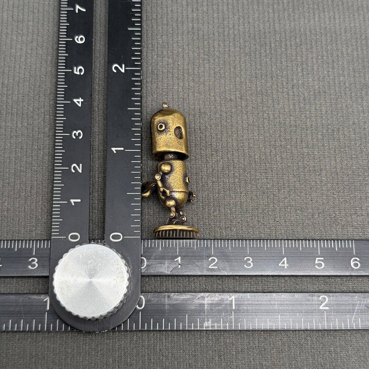 Mini Robot Brass Crafts Desktop Ornaments