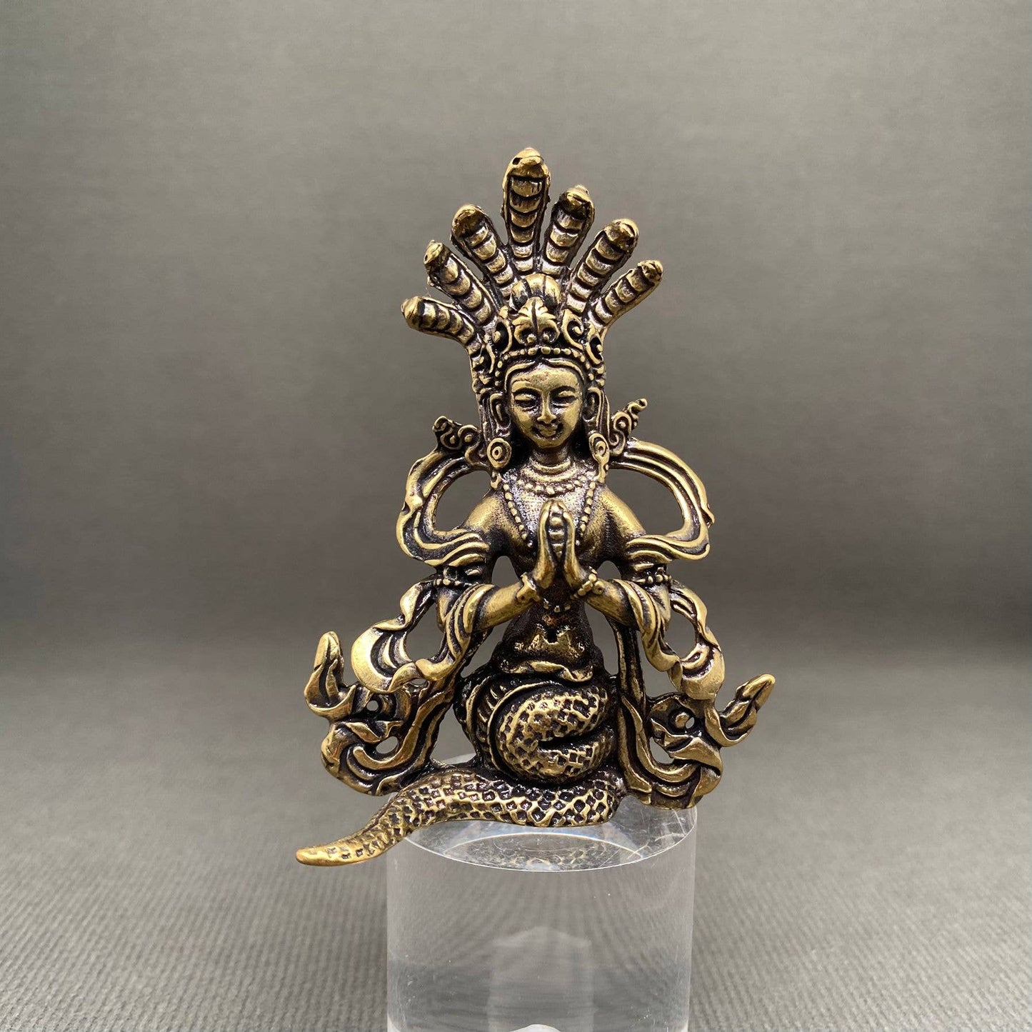 Brass Snake Nuwa Crafts Decoration Desktop Ornaments