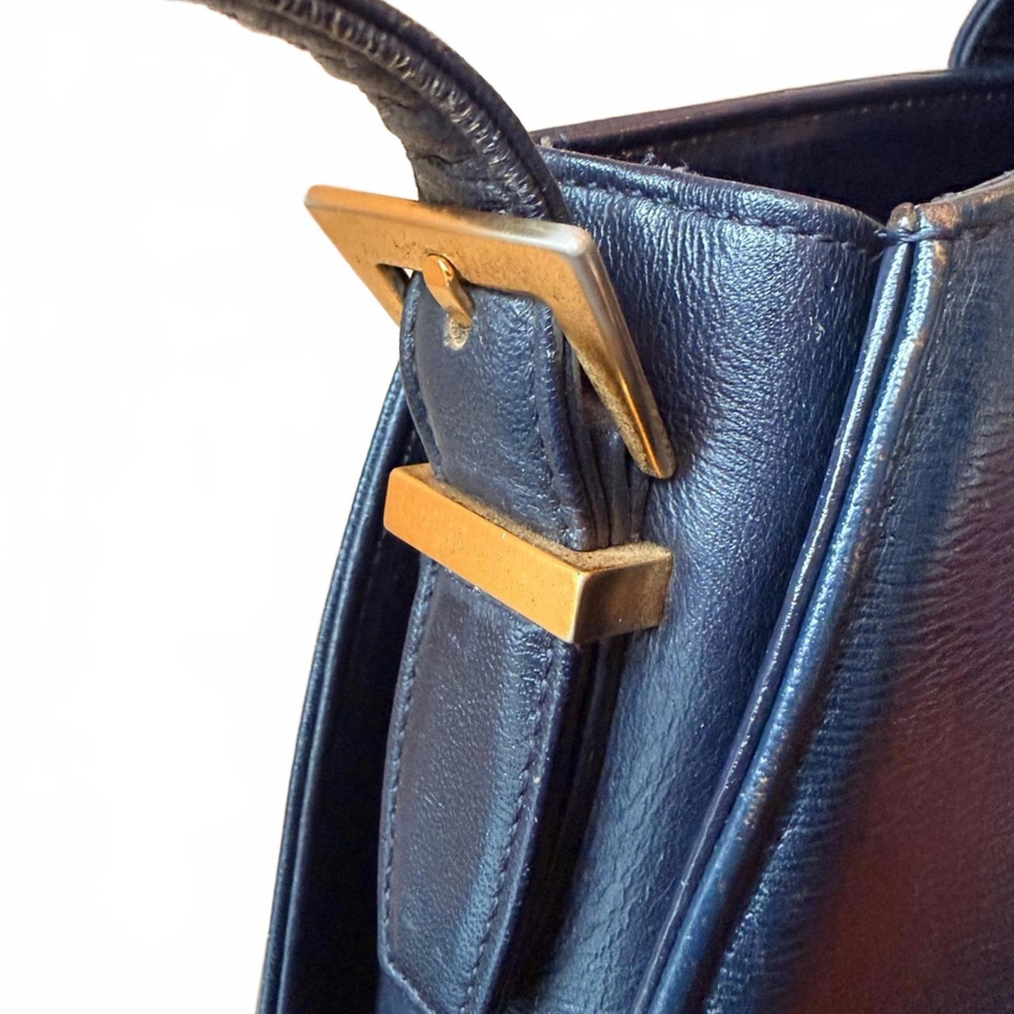 Valentino Garavani Vintage Indigo leather bucket bag