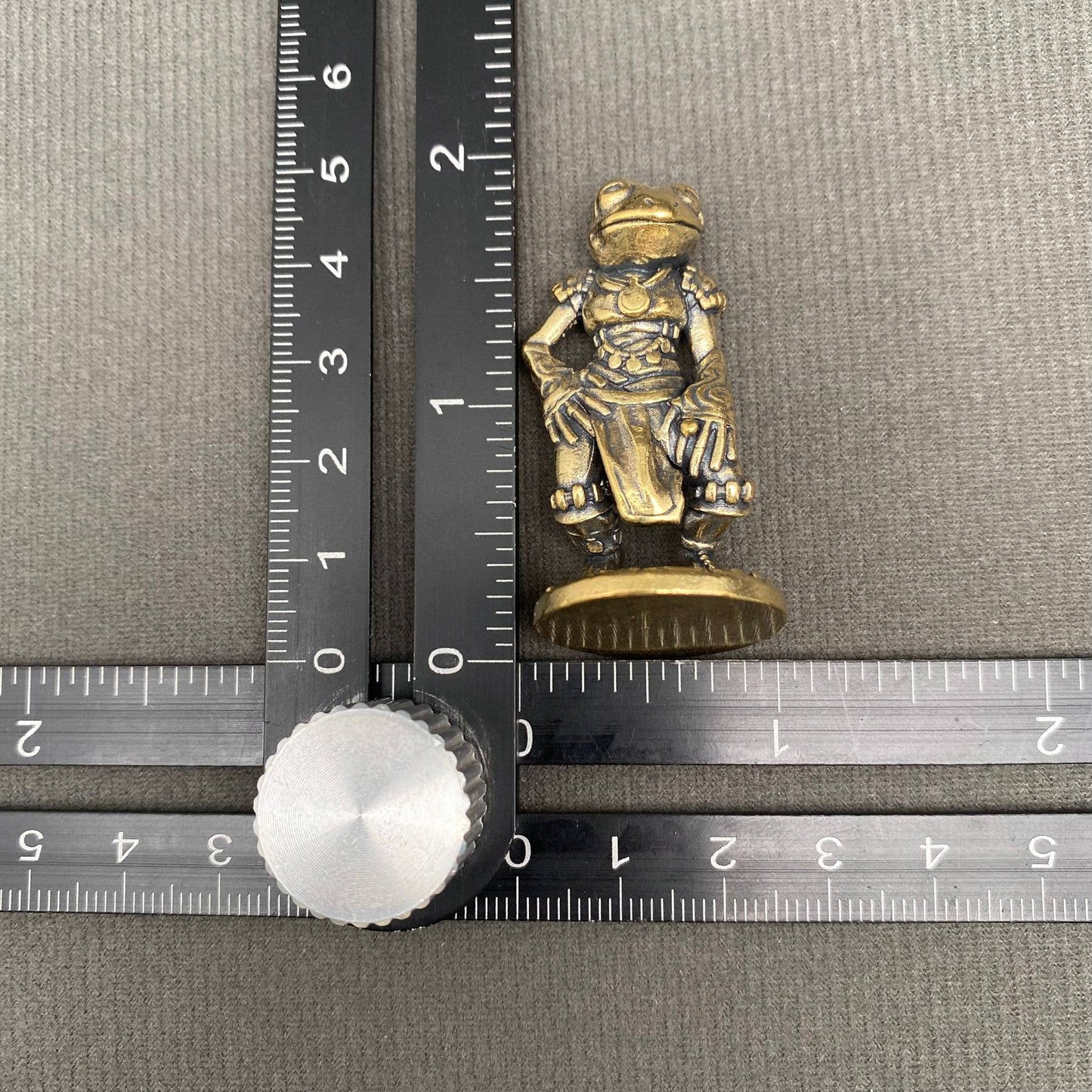 Brass Frog Warrior Crafts Decoration Desktop Ornaments