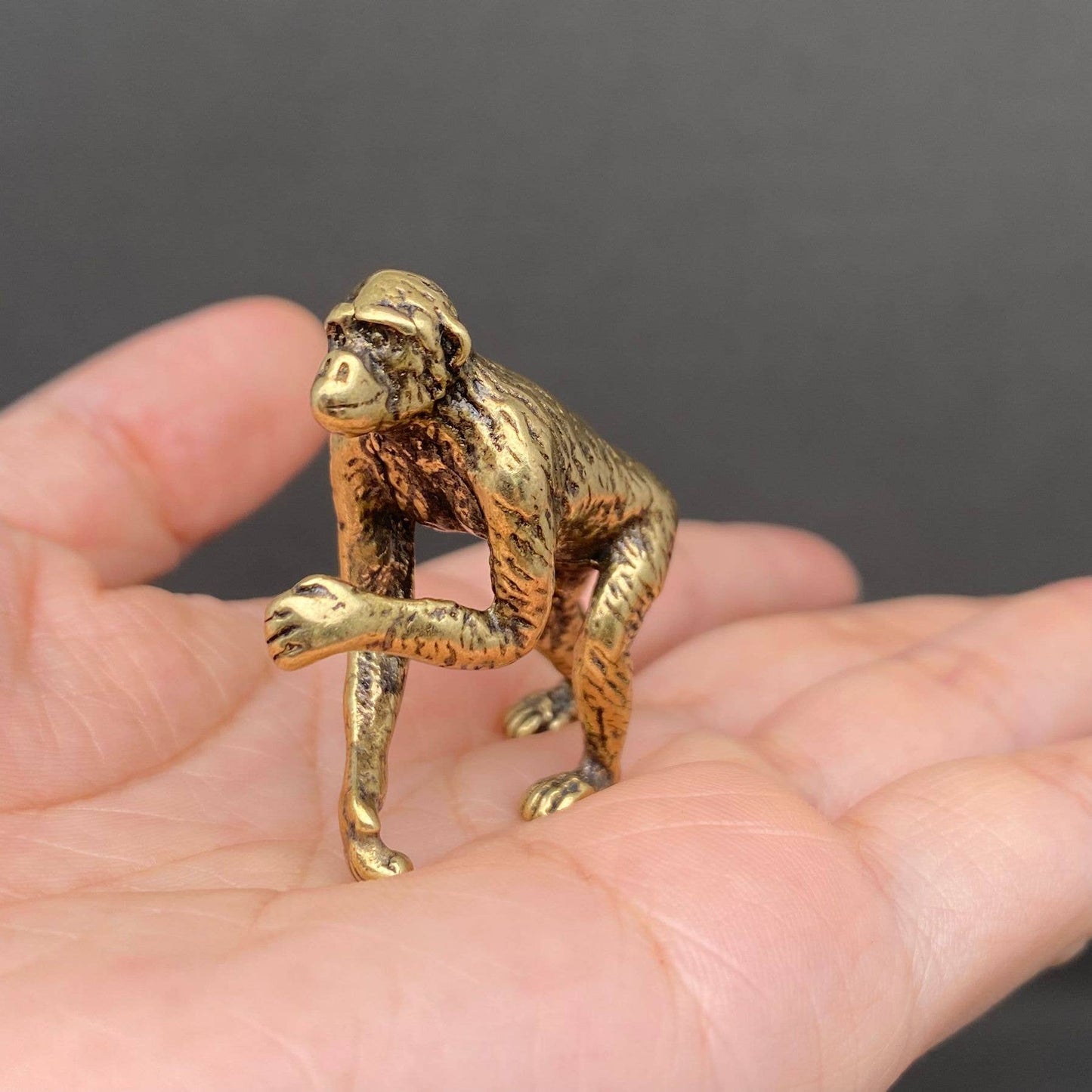 Brass Orangutan Crafts Decoration Desktop Ornaments