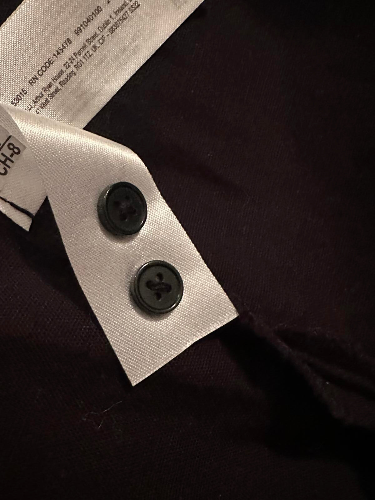 Elegant Black Long Sleeve Button-Down Linen Maxi Dress NWT