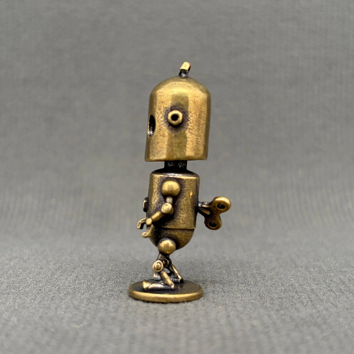Mini Robot Brass Crafts Desktop Ornaments