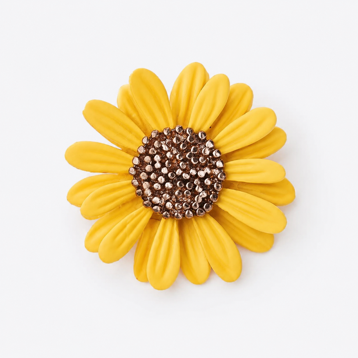 Colorful Enamel Daisy Flower Brooch Pin: A1