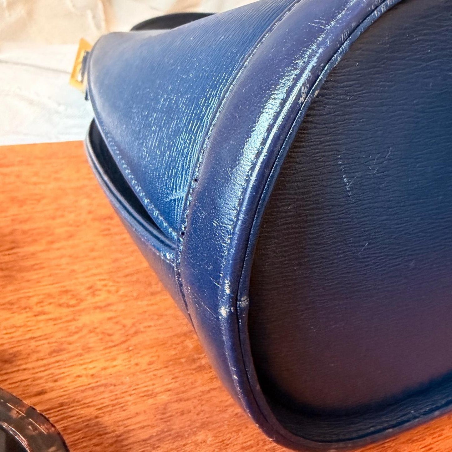 Valentino Garavani Vintage Indigo leather bucket bag