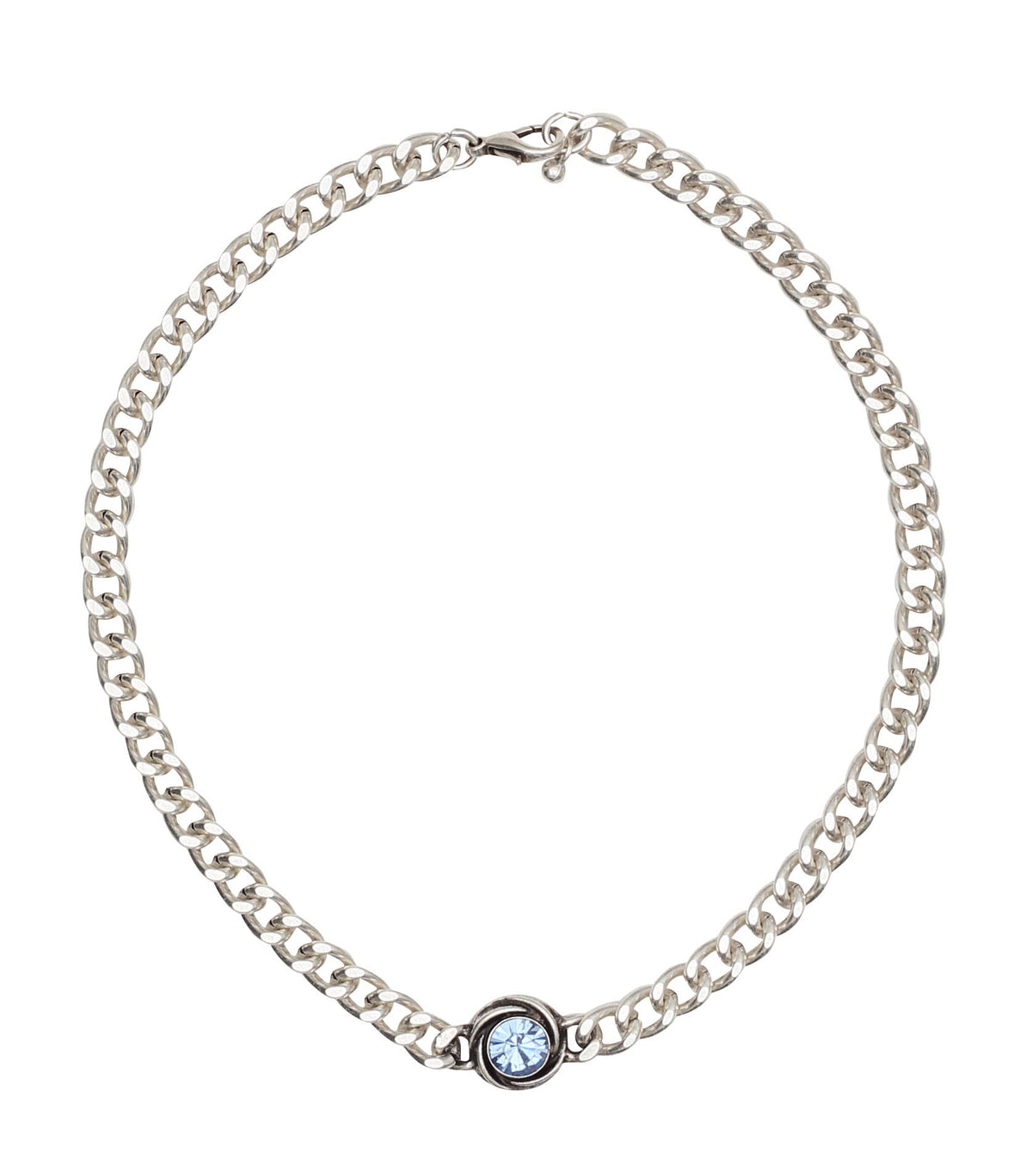 Handmade Blue Dream Pewter Necklace - NN3572